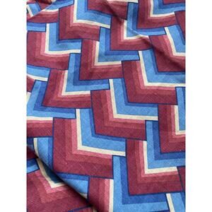 Bassett McNab "Charade" Janice Lachman fabric vintage swatch 1 yard 17” x 54”